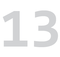 Graphic of number 13