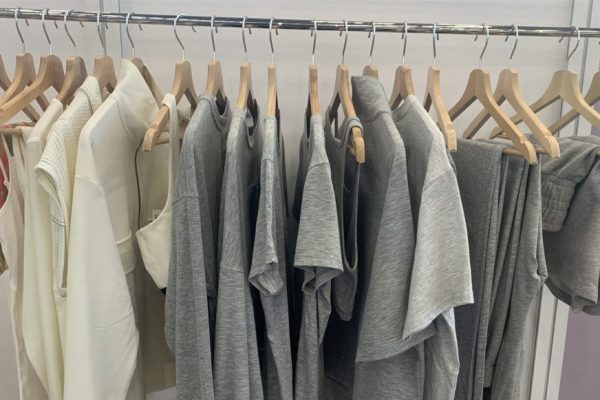 Our Story - rail of clothing