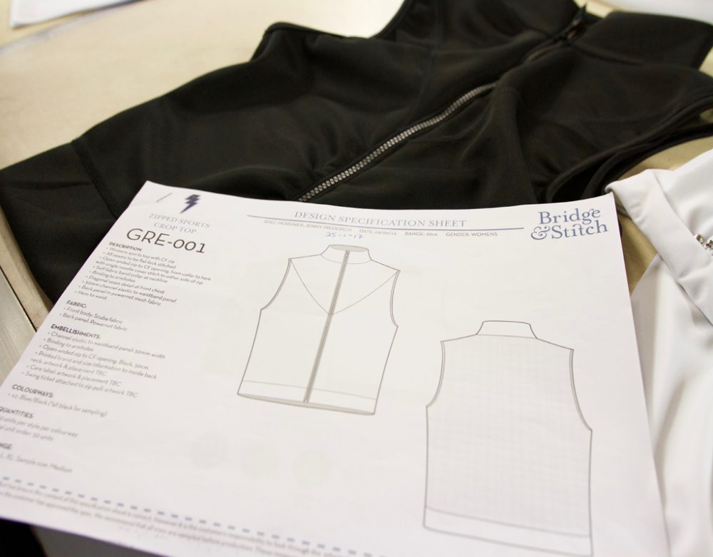 designing clothes creating tech packs CAD