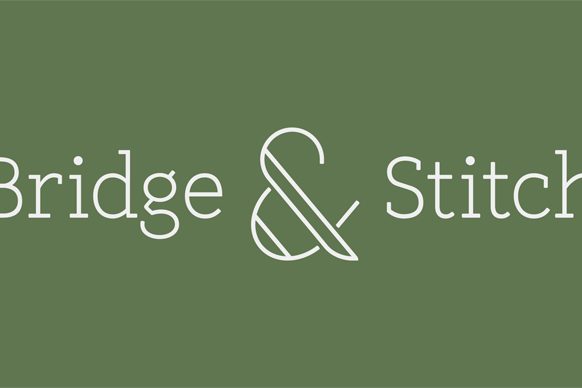 Bridge & Stitch header image with logo