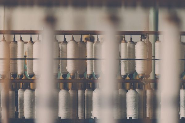 Ethos image - fabric on spools