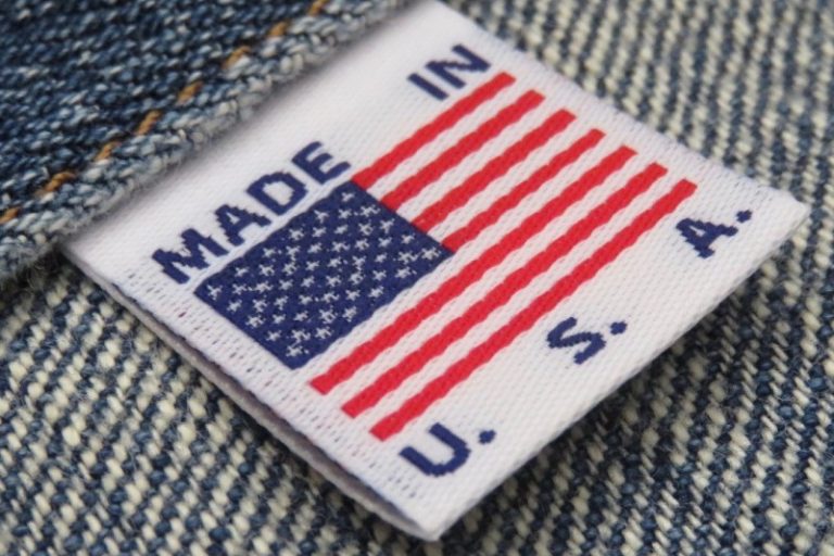 Made in the USA clothing label