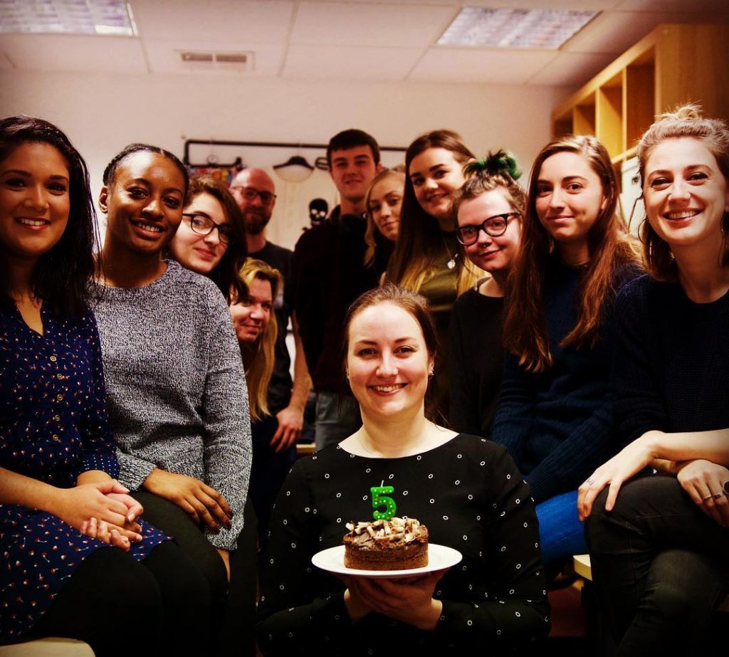 5-Year-Anniversary-Happy Birthday Office Team